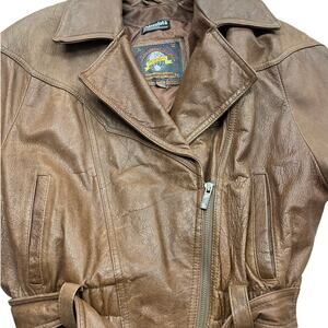 Adventure Bound Women’s Wilson's Leather Jacket Vest Liner Small Brown